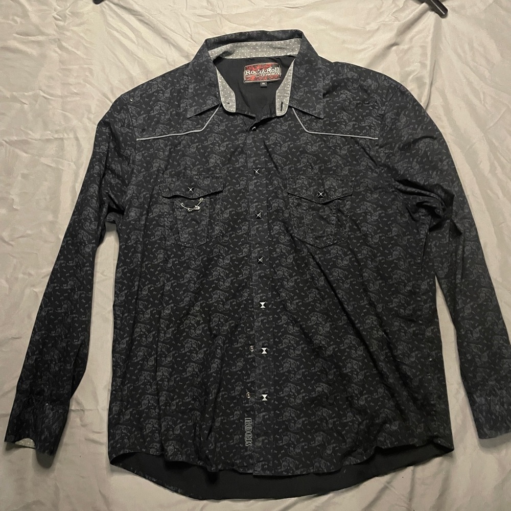 Rock & Roll Cowboy Paisley Shirt